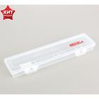 Пенал для кистей Стамм, футляр пластиковый, 350 x 85 x 35 мм, прозрачный - Фото 1