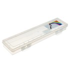 Пенал для кистей Стамм, футляр пластиковый, 350 x 85 x 35 мм, прозрачный - Фото 3