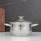 Кастрюля Катунь «Диана», 2.5 л, d=18 см, капсульное дно, индукция, нержавеющая сталь, AISI - 201 - Фото 7