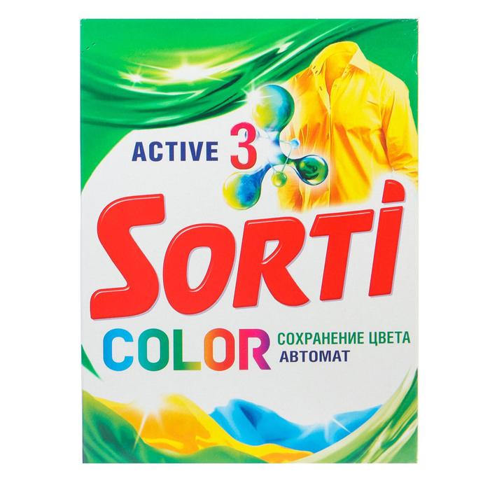 Стиральный порошок Sorti Color, автомат, 350 г - Фото 1