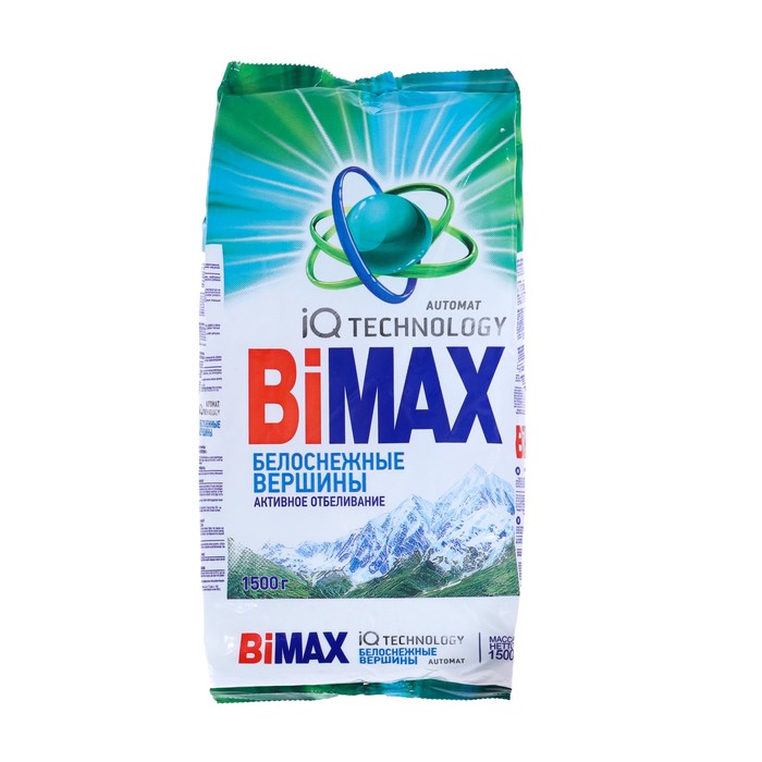 Стиральный порошок BiMax "Белоснежные вершины", автомат, 1.5 кг - Фото 1