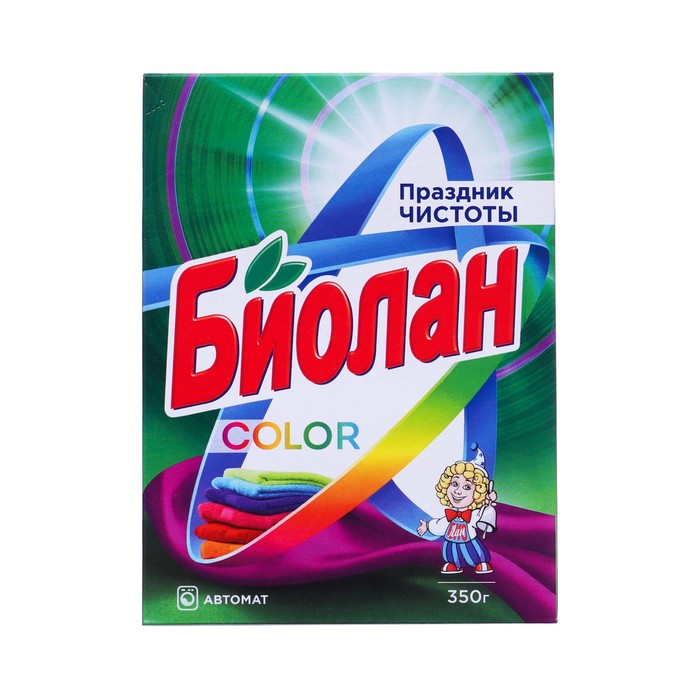 Порошок стиральный "Биолан" Автомат Color, 350 г - Фото 1