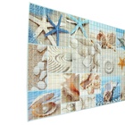 Стеновая панель ПВХ мозаика Grace «Пляж», 955×480 мм, цвет голубой/бежевый - Фото 4