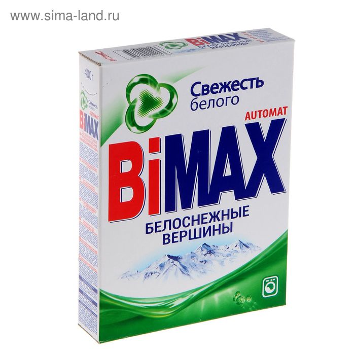 Стиральный порошок BiMax "Белоснежные вершины", автомат, 400 г - Фото 1