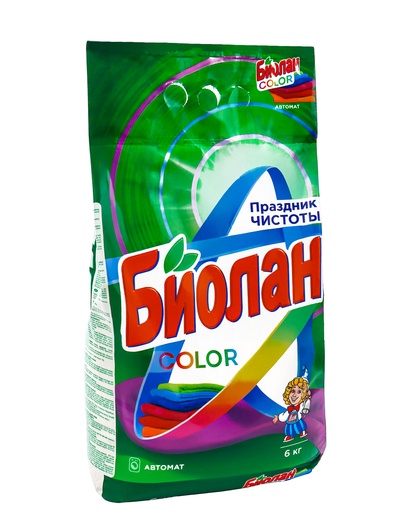 Порошок стиральный «Биолан» Автомат Color, 6000 г