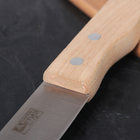Нож кухонный «Гурман», универсальный, лезвие 17,5 см, деревянная рукоять - Фото 3