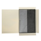 Бумага копировальная А4, 100 листов, чёрная - фото 8777619