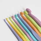 Набор крючков для вязания, d = 2.5-10 мм, 15 см, 9 шт., цвет разноцветный - Фото 4