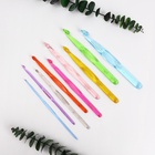 Набор крючков для вязания, d=3-12 мм, 14 см, 9 шт., разноцветный - Фото 2