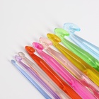 Набор крючков для вязания, d=3-12 мм, 14 см, 9 шт., разноцветный - Фото 4