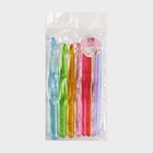 Набор крючков для вязания, d=3-12 мм, 14 см, 9 шт., разноцветный - Фото 6