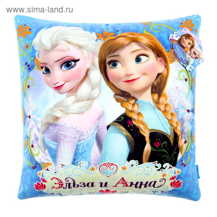 Наволочка декоративная "Эльза и Анна", Холодное сердце - Фото 1