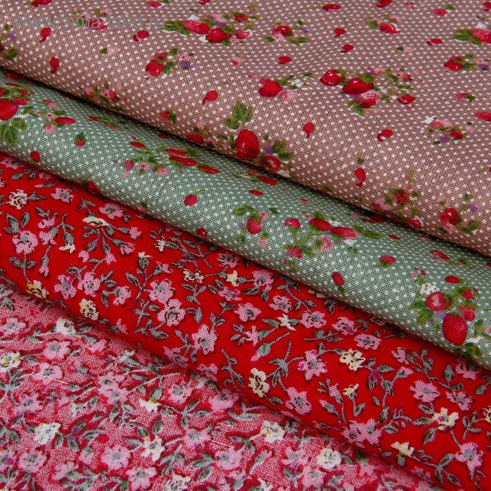 Набор ткани для пэчворка (3 шт) «Сладость лета», 30 × 40 см