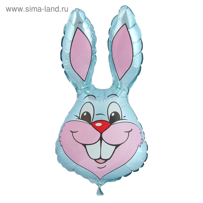 Шар фольгированный 12" "Кролик" для палочки, цвет серый - Фото 1