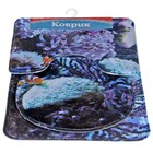 Набор ковриков для ванны и туалета «Морское дно», 3 шт: 38×46, 40×45, 45×75 см - Фото 4