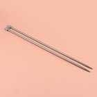 Спицы для вязания, прямые, d=5 мм, 35 см, 2 шт. - Фото 2