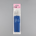 Крючок для вязания, с пластиковой ручкой, d=0.75 мм, 13.5 см, синий - Фото 5