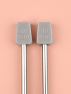 Спицы для вязания, прямые, d=4 мм, 35 см, 2 шт. - Фото 3