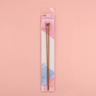 Спицы для вязания, прямые, d=3 мм, 25 см, 2 шт. - Фото 7