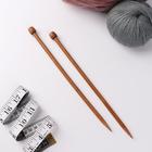 Спицы для вязания, прямые, d = 7 мм, 25 см, 2 шт - Фото 2