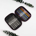 Набор крючков для вязания, d=0.6-6.5 мм, 12.5/15 см, 22 шт., МИКС - Фото 2