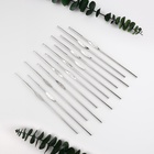 Набор крючков для вязания, d=0.6-6.5 мм, 12.5/15 см, 22 шт., МИКС - Фото 6