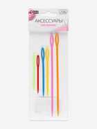 Набор игл для сшивания пряжи/шерсти, d=2.05/3.05 мм, 7/9/15 см, 6 шт., разноцветный - Фото 8