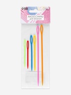 Набор игл для сшивания пряжи/шерсти, d=2.05/3.05 мм, 7/9/15 см, 6 шт., разноцветный - Фото 9