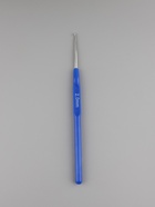 Крючок для вязания, с пластиковой ручкой, d=2 мм, 13.5 см, синий - Фото 2