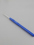 Крючок для вязания, с пластиковой ручкой, d=2 мм, 13.5 см, синий - Фото 3