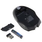 Мышь Dialog MROP-04UB, беспроводная, оптическая, 1600 dpi, 1xAAA, USB, чёрная - Фото 5
