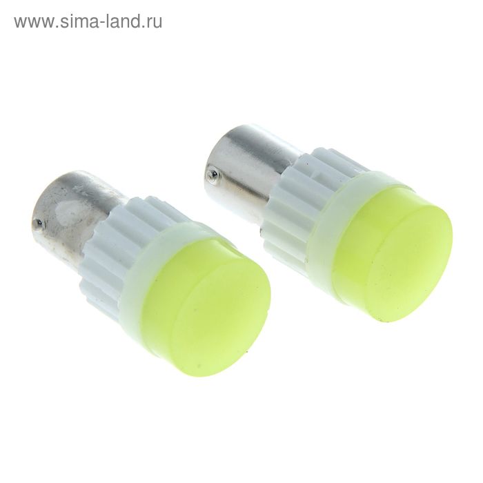Комплект светодиодных ламп TORSO P21/W, керамическая, 12 В, LED-COB, 1.5 Вт, 2 шт., свет бел - Фото 1