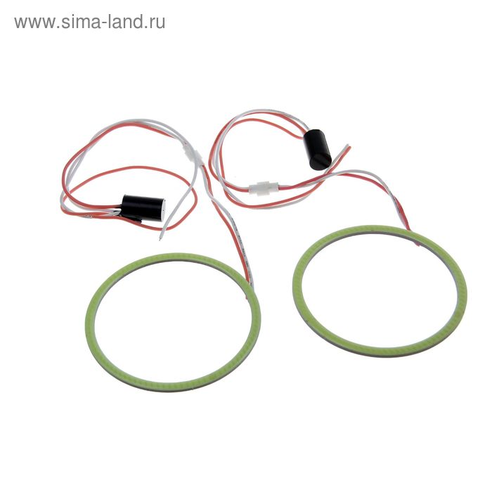 Комплект светодиодных колец  TORSO МС-АЕ-3, LED-COB 80 мм, Ангельские глазки, 2шт., свет бел - Фото 1