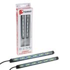 Дневные ходовые огни TORSO DRL-10-1, 6 LED-SMD5630, 7.2 Вт, 12 В, 2 шт, корпус черный - Фото 1