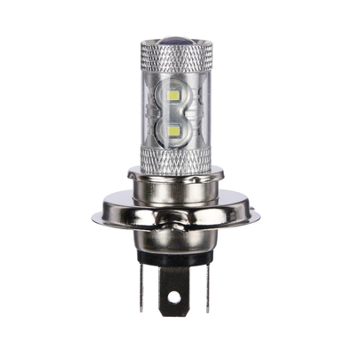 Автолампа светодиодная H4, 12 В, 7.5 Вт, 5 LED-COB, свет белый