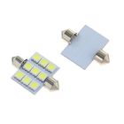 Светодиодная лампа TORSO C5W, 36 мм, 12 В, 9 SMD-5050, свет белый, набор 2 шт - Фото 1