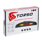 Парковочная система TORSO, 4 датчика, LED-экран, биппер, 12 В, датчики красные - Фото 5