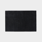 Покрытие ковровое щетинистое «Травка», 60×90 см, цвет чёрный - Фото 1