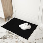 Покрытие ковровое щетинистое «Травка», 60×90 см, чёрное - Фото 8