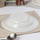 Тарелка глубокая Дулевский фарфор «Оливки», 225 мл, d=20 см, белая, рисунок МИКС - Фото 3