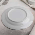 Тарелка мелкая 17,5 см с вырезным краем "Альпийские цветы", рисунок МИКС - Фото 3