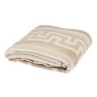 Одеяло жаккардовое "Греция", размер 140х205 см, хлопок, цвет белый/бежевый - Фото 2