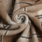 Плед Эльф 170х210см, бел/беж/корич рап.3, новозеландская шерсть 70%, пэ30% - Фото 3