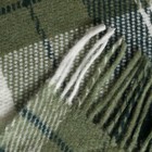 Плед шерстяной "Эльф", размер 140х200 см, цвет белый/салатовый/зелёный - Фото 3