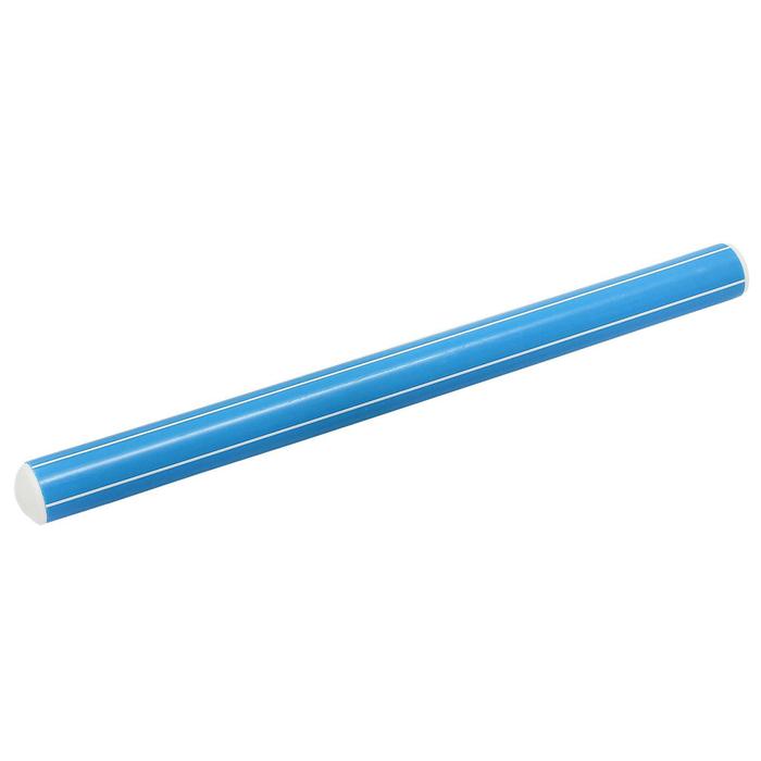 Палка гимнастическая 30 см, цвет голубой - фото 1906801694