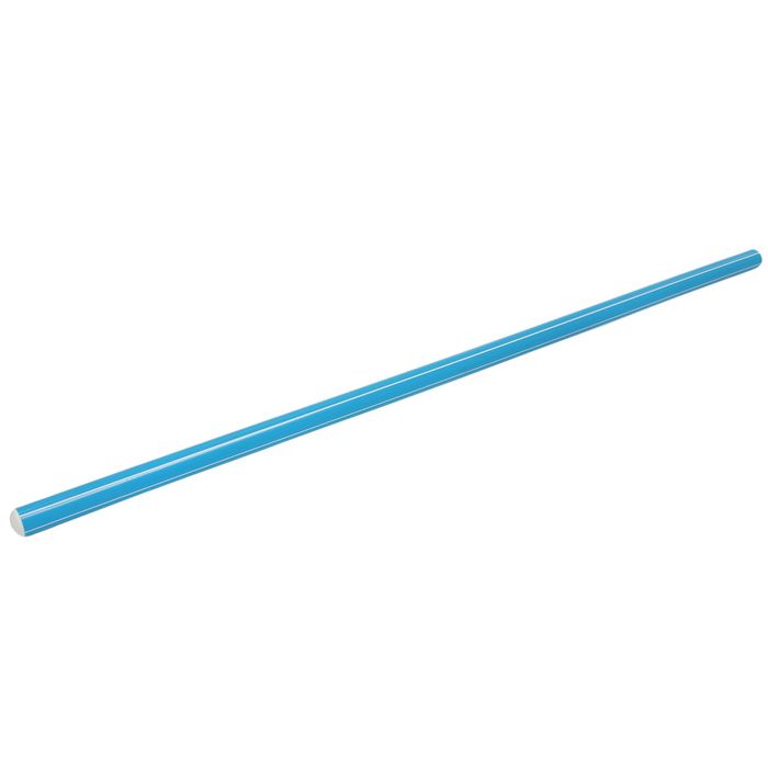 Палка гимнастическая 90 см, цвет голубой - фото 1886183196