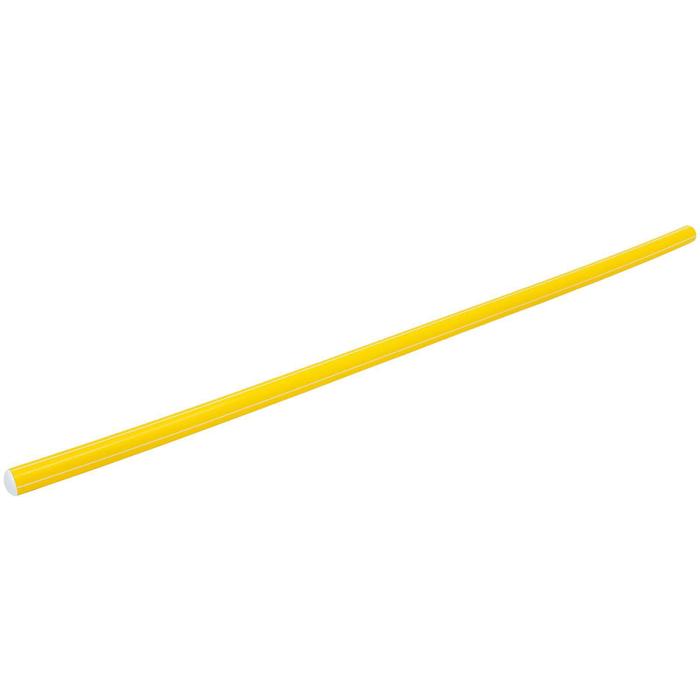 Палка гимнастическая 90 см, цвет жёлтый - фото 1886183199