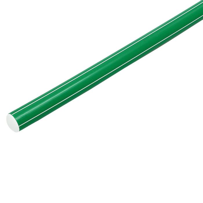Палка гимнастическая 90 см, цвет зелёный - Фото 1