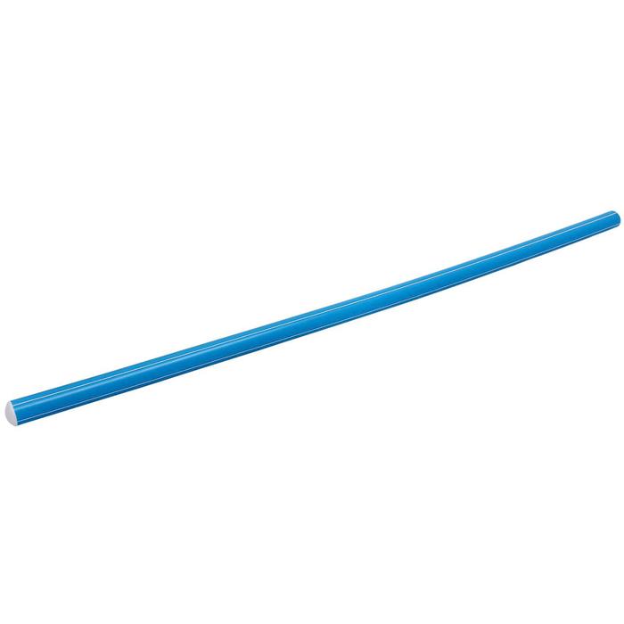 Палка гимнастическая 80 см, цвет голубой - фото 1886183208