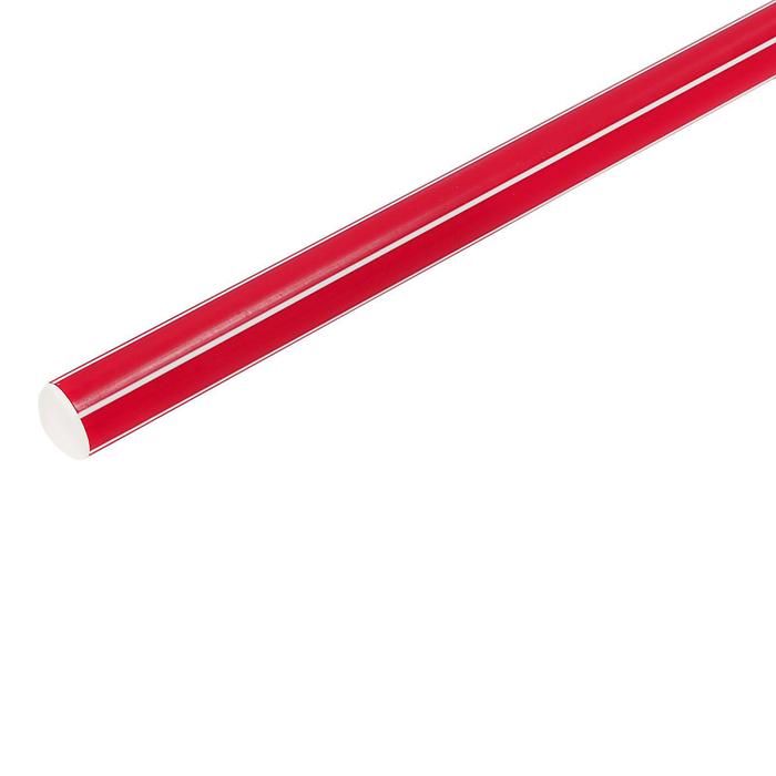 Палка гимнастическая 100 см, цвет красный - Фото 1